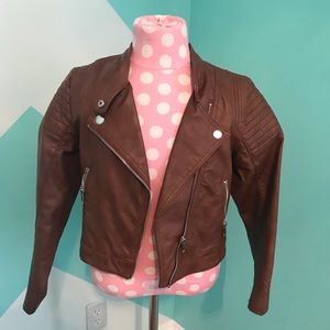 “Leather” jacket with lots of details